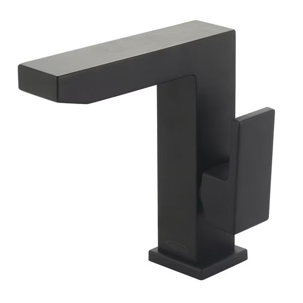 Single Handle Bathroom Faucet in Matte Black, Pioneer, Mfr#: 3MO180-MB